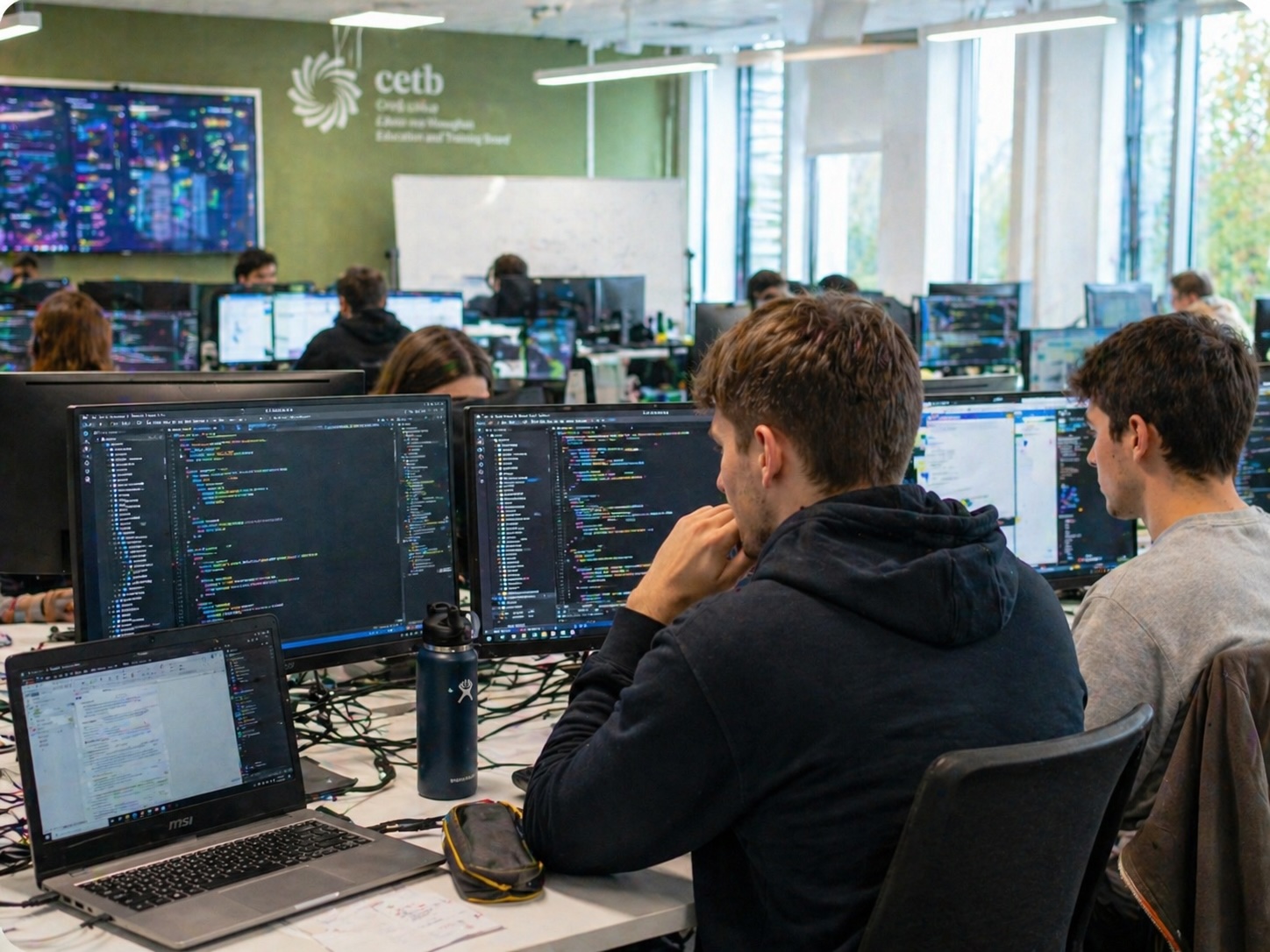 Estudiantes de FP de Informática en Irlanda