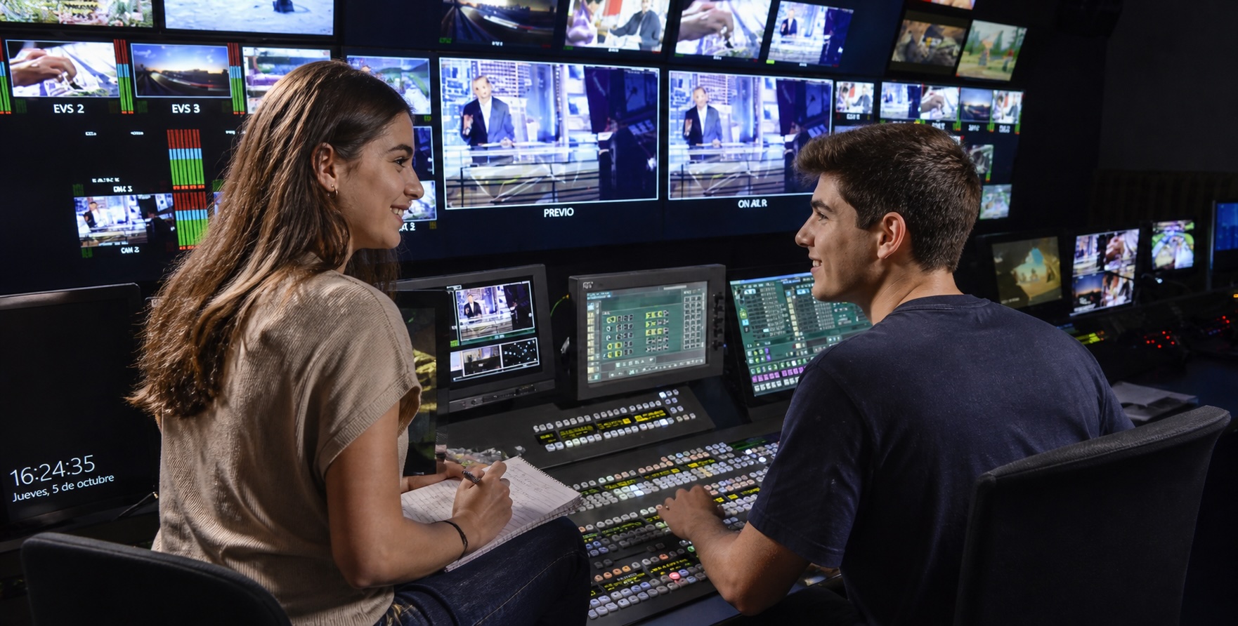 Estudiantes de FP de Audiovisuales en Irlanda