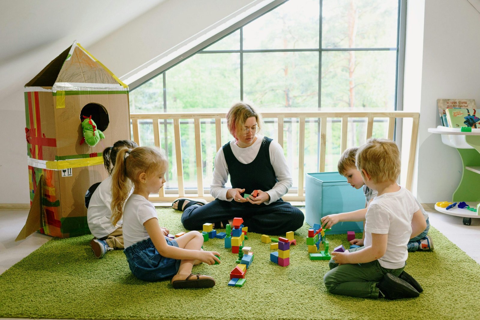 Aula de educación infantil en un centro Early Learning and Care en Irlanda